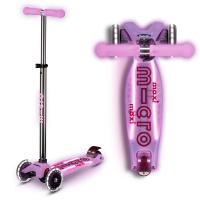 Самокат Maxi Micro Deluxe Glow Plus Яркий Сиреневый