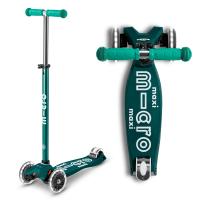 Самокат Maxi Micro Deluxe LED ECO зеленый