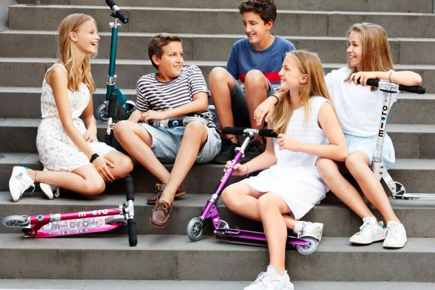 Двухколесный самокат для любого возраста от 4 лет фото