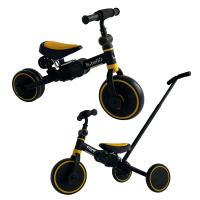 Беговел-велосипед 4в1 BubaGo Flint с родительской рукоятью фото