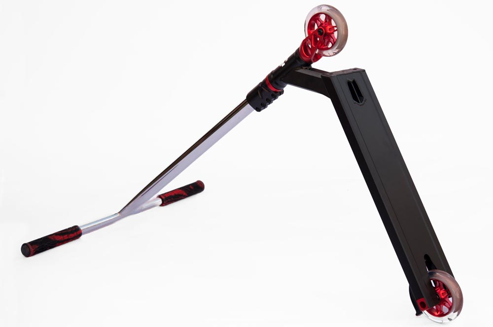 Трюковой самокат Haevner S-PRO черно-красный