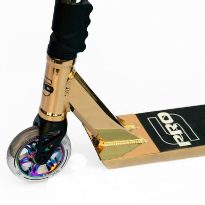 Трюковой самокат Haevner S-PRO золотой хром