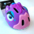 Детский велошлем Crazy Safety purple zebra