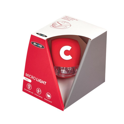 Фонарик на руль Micro Deluxe красный