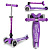 Самокат детский Mini Micro Deluxe LED Сиреневый