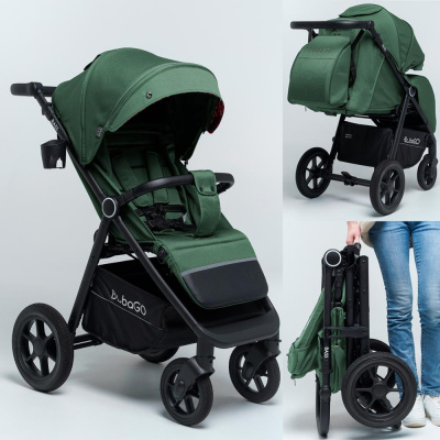 Коляская прогулочная Bubago Bass 2025 зеленая