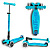 Самокат Maxi Micro Deluxe LED Складной Голубой