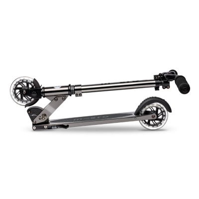 Двухколесный самокат Micro Scooter Sprite LED черный неохром