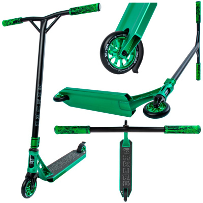 Трюковой самокат Haevner Sakura зеленый