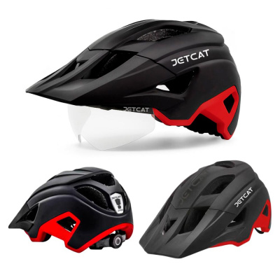 Велошлем JetCat Forza Black/Red