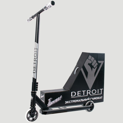 Трюковой самокат Haevner Detroit черно/белый