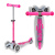 Самокат детский Mini Micro Deluxe LED Flux Розовый неохром