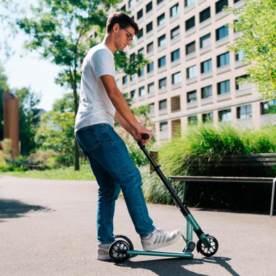 Двухколесный самокат Micro Sprite Suspension Оливковый