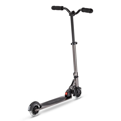 Двухколесный самокат Micro Scooter Sprite LED черный неохром