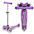 Самокат детский Mini Micro Deluxe LED Блестящий Сиреневый
